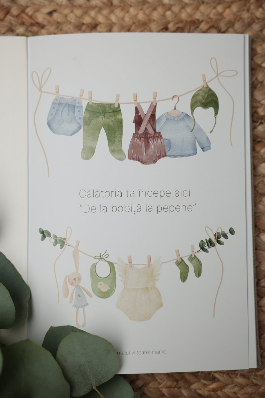 Set 2 în 1 pentru viitoarele mămici: Jurnalul viitoarei mămici și Jurnalul Bebelușului